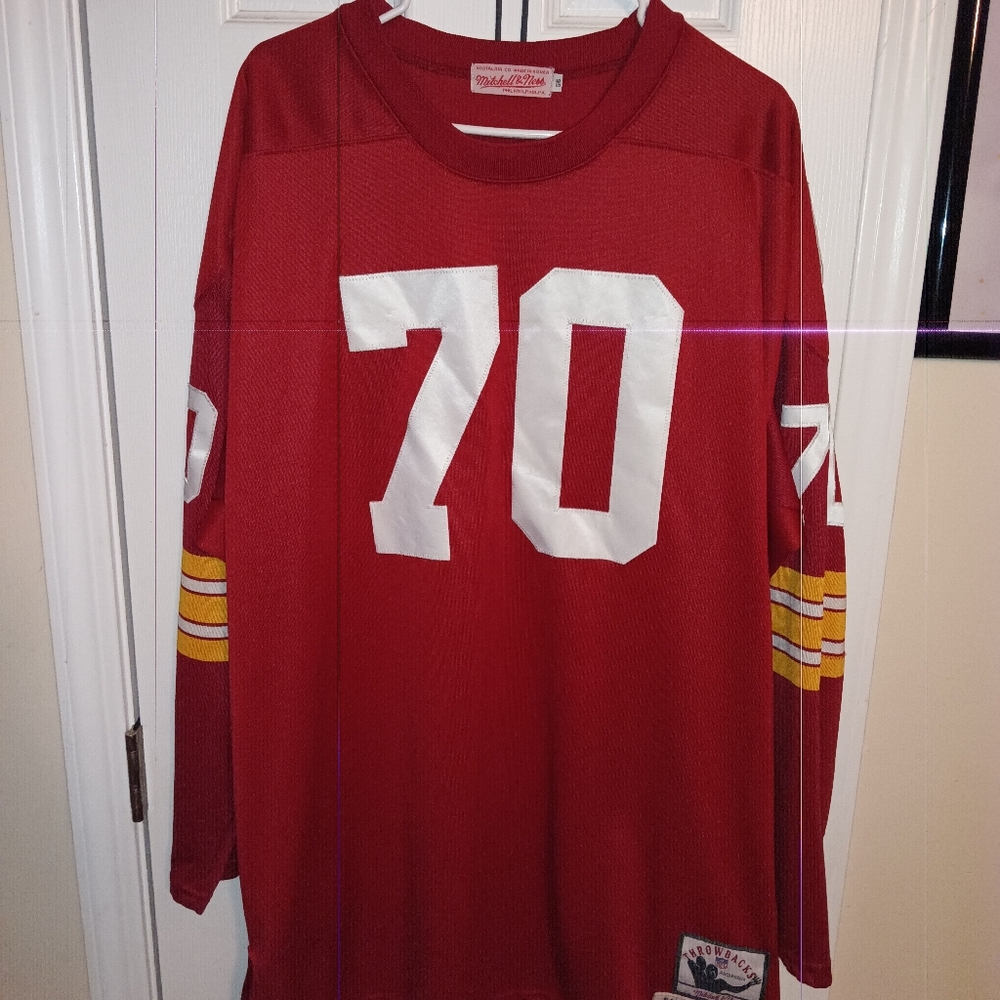 Throwback Sam Huff Mitchell & Ness Jersey